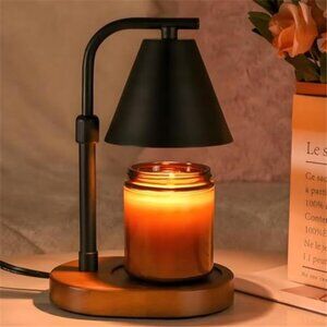 Candle Warmer Lamp Timer Height Adjustable Wax Melt Night Light Home Decor Gift